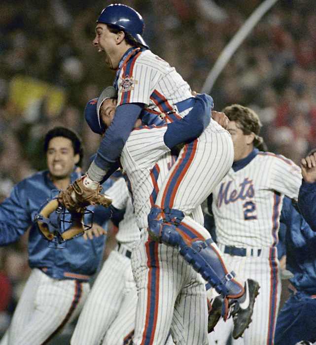 Gary Carter and Jesse Orosco